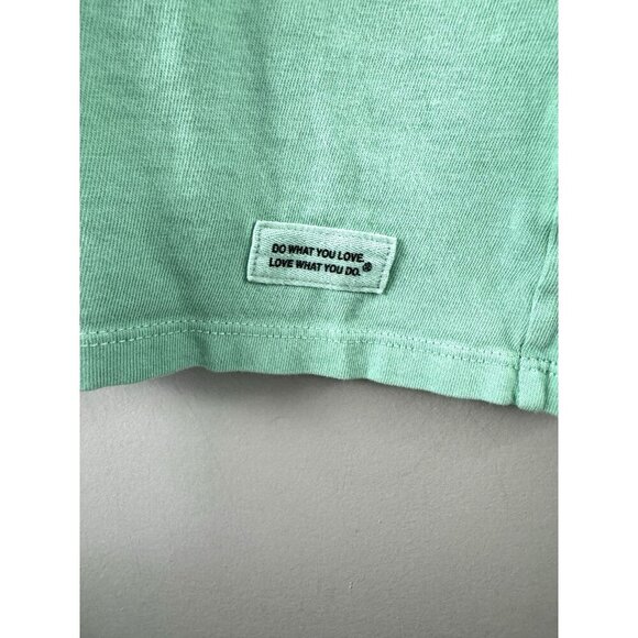 Life Is Good Wildwood Crusher Tee S Green Dog Paddleboard Nature Graphic Shirt - Picture 4 of 11